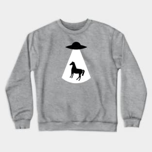 Horse Alien Abduction Crewneck Sweatshirt